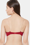 Juliet Lightly Lined Non Wired Full Coverage T-Shirt Bra - Maroon — thumbnail 7