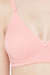 Juliet Lightly Lined Non Wired Full Coverage T-Shirt Bra - Peach — thumbnail 5