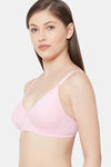 Juliet Lightly Lined Non Wired Full Coverage T-Shirt Bra - Pink — thumbnail 2