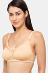 Juliet Double Layered Non Wired Full Coverage Minimiser Bra - Skin — thumbnail 2