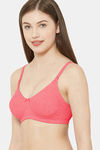 Juliet Double Layered Non Wired Full Coverage T-Shirt Bra - Peach — thumbnail 3