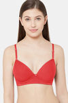Juliet Push Up Non Wired Full Coverage T-Shirt Bra - Prussian Red — thumbnail 1