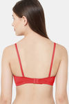 Juliet Push Up Non Wired Full Coverage T-Shirt Bra - Prussian Red — thumbnail 3