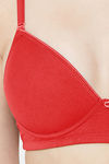 Juliet Push Up Non Wired Full Coverage T-Shirt Bra - Prussian Red — thumbnail 5