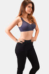 Juliet Lightly Lined Non Wired Full Coverage Minimiser Bra - Purple — thumbnail 4