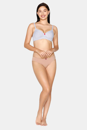 Juliet Padded Non Wired Full Coverage T-Shirt Bra - Coral — image 6