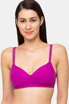 Juliet Padded Non Wired Full Coverage T-Shirt Bra - Lavender — thumbnail 1