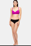 Juliet Padded Non Wired Full Coverage T-Shirt Bra - Lavender — thumbnail 6