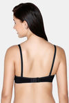 Juliet Padded Non Wired Full Coverage T-Shirt Bra - Black — thumbnail 2