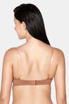 Juliet Padded Non Wired Full Coverage T-Shirt Bra - Coffee Brown — thumbnail 5