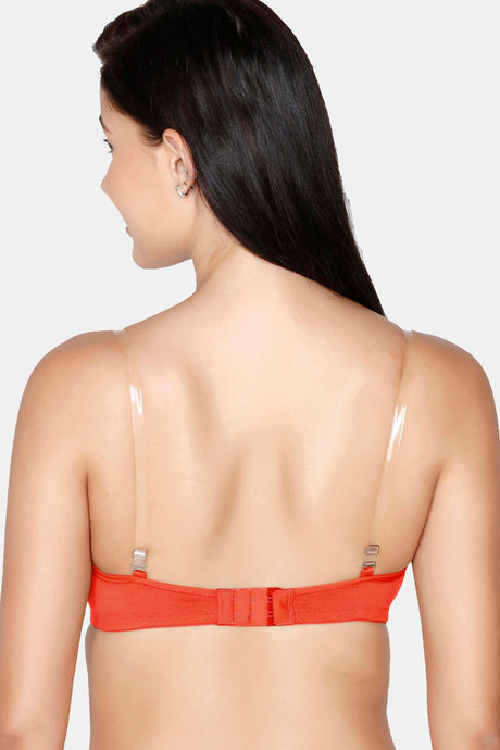 Juliet Push Up Non Wired Full Coverage T-Shirt Bra - Orange — image 8