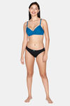 Juliet Padded Non Wired Full Coverage T-Shirt Bra - Rama Green — thumbnail 7