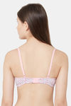 Juliet Padded Wired Demi Coverage No Sag Bra - Pink — thumbnail 2