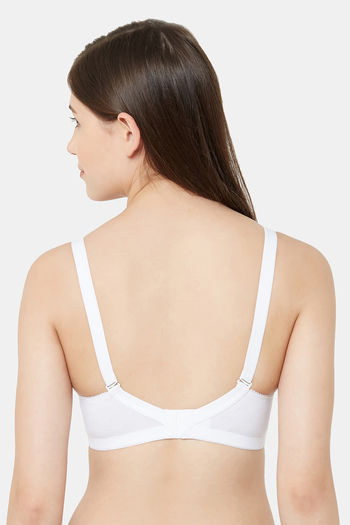 Juliet Double layered Non Wired Full Coverage T-Shirt Bra - White — image 2