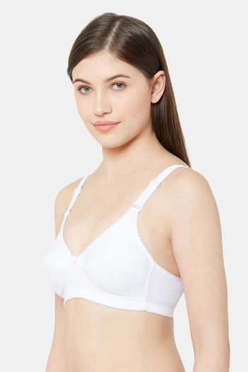 Juliet Double layered Non Wired Full Coverage T-Shirt Bra - White — image 3