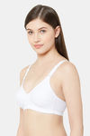 Juliet Double layered Non Wired Full Coverage T-Shirt Bra - White — thumbnail 3