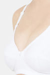 Juliet Double layered Non Wired Full Coverage T-Shirt Bra - White — thumbnail 5