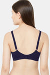 Juliet Single Layered Non Wired Full Coverage Minimiser Bra - Majenta — thumbnail 2