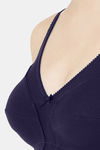 Juliet Single Layered Non Wired Full Coverage Minimiser Bra - Majenta — thumbnail 5