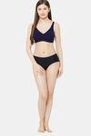 Juliet Single Layered Non Wired Full Coverage Minimiser Bra - Majenta — thumbnail 6