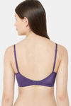 Juliet Padded Non Wired 3/4th Coverage T-Shirt Bra - Purple — thumbnail 2