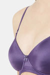 Juliet Padded Non Wired 3/4th Coverage T-Shirt Bra - Purple — thumbnail 5