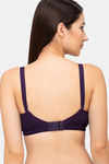 Juliet Double Layered Non Wired Full Coverage T-Shirt Bra - Magenta — thumbnail 3