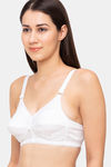 Juliet Double Layered Non Wired Full Coverage T-Shirt Bra - White — thumbnail 2