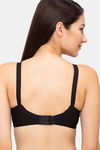 Juliet Double Layered Non Wired Full Coverage T-Shirt Bra - Black — thumbnail 3