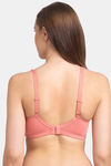 Juliet Lightly Lined Non-Wired Full Coverage Minimiser Bra - Peach — thumbnail 2