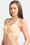 Juliet Lightly Lined Non-Wired Full Coverage Minimiser Bra - Skin — thumbnail 3