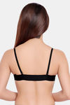 Juliet Padded Non-Wired Medium Coverage T-Shirt Bra - Black — thumbnail 2