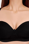 Juliet Padded Non-Wired Medium Coverage T-Shirt Bra - Black — thumbnail 5