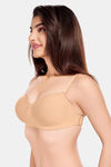 Juliet Padded Non-Wired Medium Coverage T-Shirt Bra - Skin — thumbnail 4