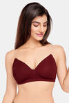 Juliet Padded Non-Wired Full Coverage T-Shirt Bra - Maroon — thumbnail 7