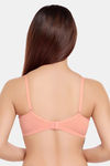 Juliet Padded Non-Wired Full Coverage T-Shirt Bra - Peach — thumbnail 2