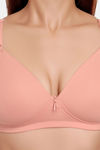 Juliet Padded Non-Wired Full Coverage T-Shirt Bra - Peach — thumbnail 5