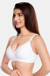 Juliet Padded Non-Wired Full Coverage T-Shirt Bra - White — thumbnail 4