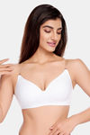 Juliet Padded Non-Wired Full Coverage T-Shirt Bra - White — thumbnail 7