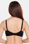 Juliet Double Layered Non-Wired Full Coverage T-Shirt Bra - Black — thumbnail 2