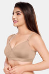 Juliet Padded Non-Wired Full Coverage No Sag / Sag Lift Bra - Skin — thumbnail 3