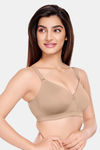 Juliet Padded Non-Wired Full Coverage No Sag / Sag Lift Bra - Skin — thumbnail 4