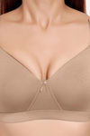 Juliet Padded Non-Wired Full Coverage No Sag / Sag Lift Bra - Skin — thumbnail 5