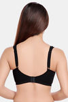 Juliet Padded Non-Wired Full Coverage Minimiser Bra - Black — thumbnail 2