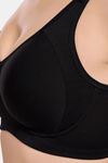 Juliet Padded Non-Wired Full Coverage Minimiser Bra - Black — thumbnail 6