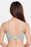 Juliet Padded Non-Wired Full Coverage Minimiser Bra - Grey — thumbnail 2
