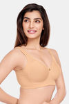 Juliet Padded Non-Wired Full Coverage Minimiser Bra - Skin — thumbnail 3