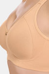 Juliet Padded Non-Wired Full Coverage Minimiser Bra - Skin — thumbnail 6