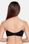 Juliet Padded Non-Wired Full Coverage Strapless Bra - Black — thumbnail 8