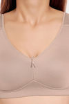 Juliet Double Layered Non-Wired Full Coverage Minimiser Bra - Skin — thumbnail 5